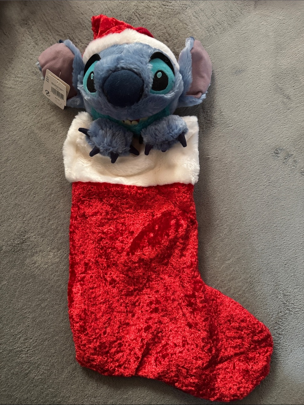 NWT Disney Store Stitch Christmas Stocking